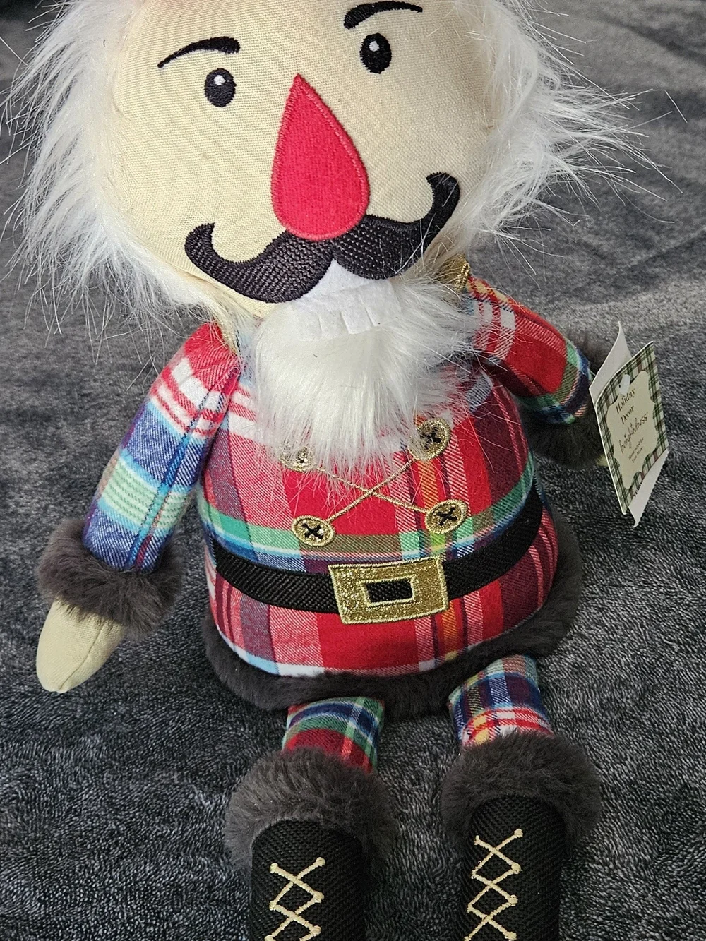 Mon Ami Red Nutcracker Shelf Sitter Doll. NEW, with Tags.